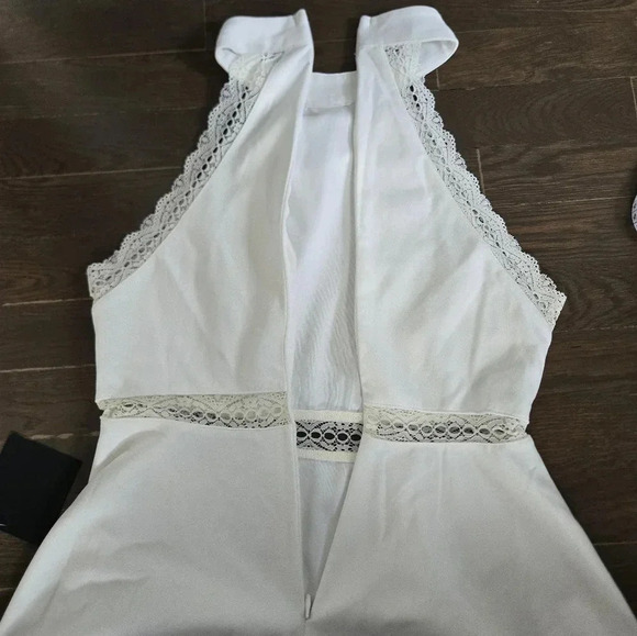 NWT Lulus Reach Out My Hand White Lace Skater Dress size small - Picture 12 of 12
